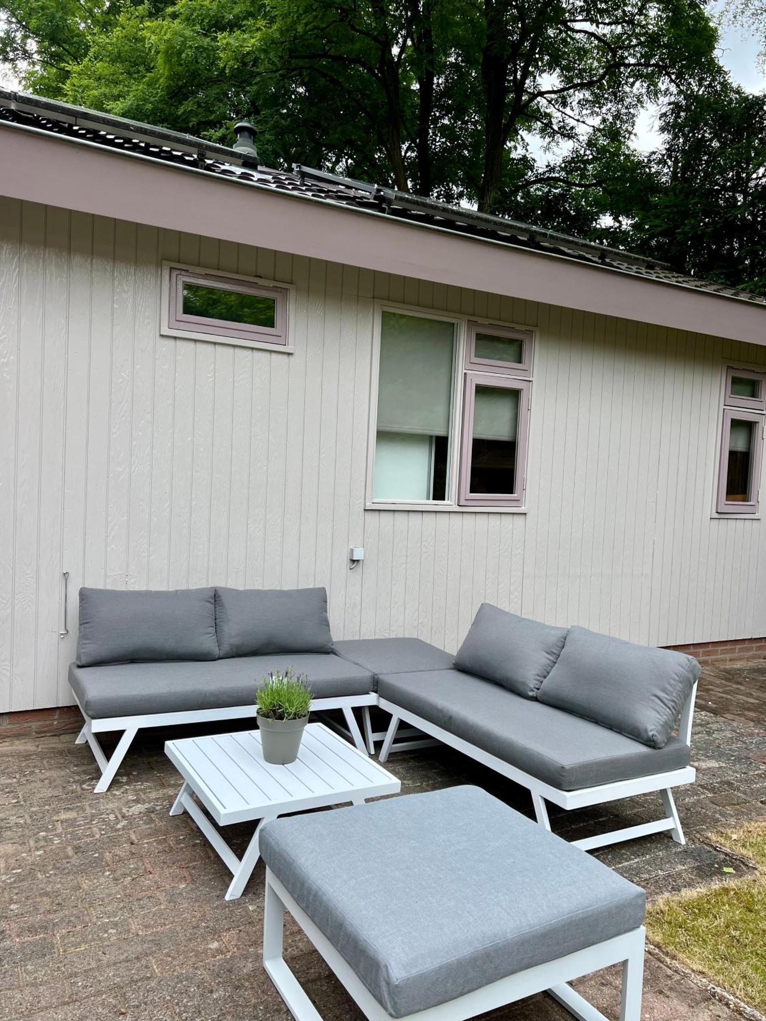 Luxe Boshuisje Met Prive Wellness & Jacuzzi Op De Veluwe Ermelo Exteriör bild